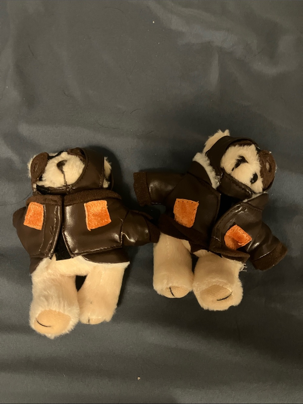 Mini Aviator Bear Stuffed Animals Set of 2
